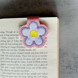 Embroidered Flower Magnetic Bookmark, Book Lover Gift