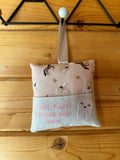 Tooth fairy cushion, horse print