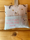 Tooth fairy cushion, horse print