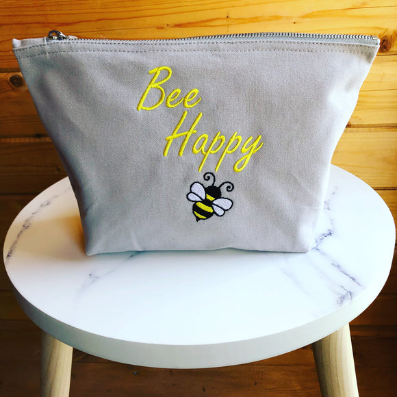 Bee Happy Make-Up Bag
