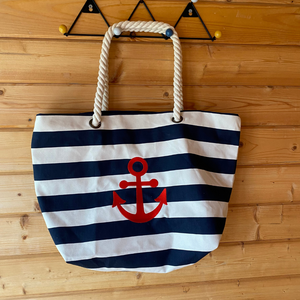 Red Anchor Beach Bag