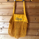 Retro string shopping bags