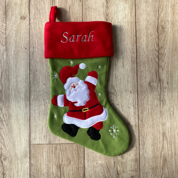 Personalised Santa Christmas Stocking