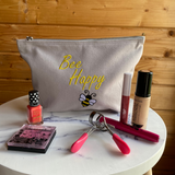 Bee Happy Make-Up Bag