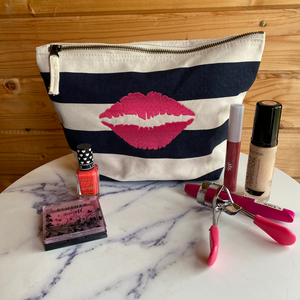 Pink Lips Make-Up Bag